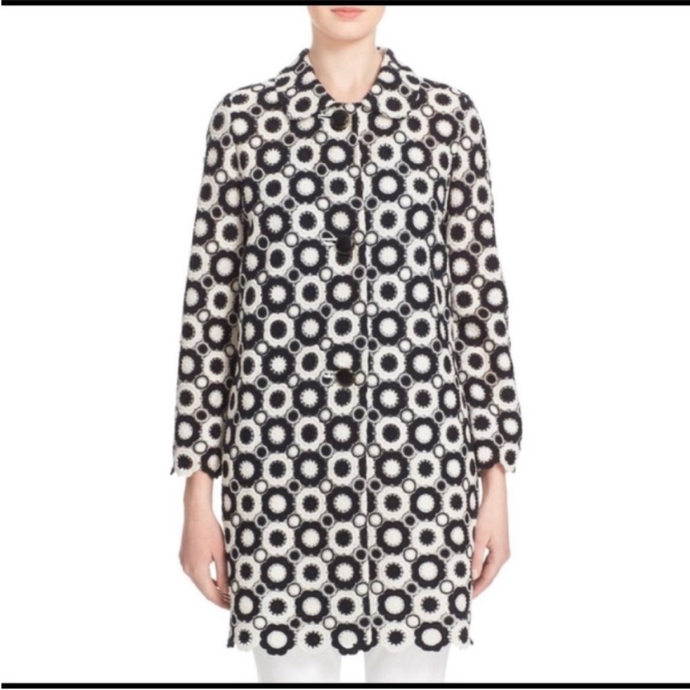 Kate Spade oversized Guipure Lace Coat